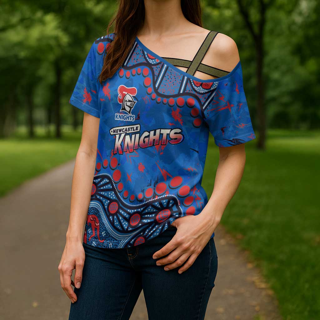 Personalized New Zealand Warriors Cross Shoulder Shirt Aboriginal Pattern with Graffiti Style Design