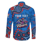 Personalized New Zealand Warriors Family Matching Mermaid Dress and Hawaiian Shirt Aboriginal Pattern with Graffiti Style Design