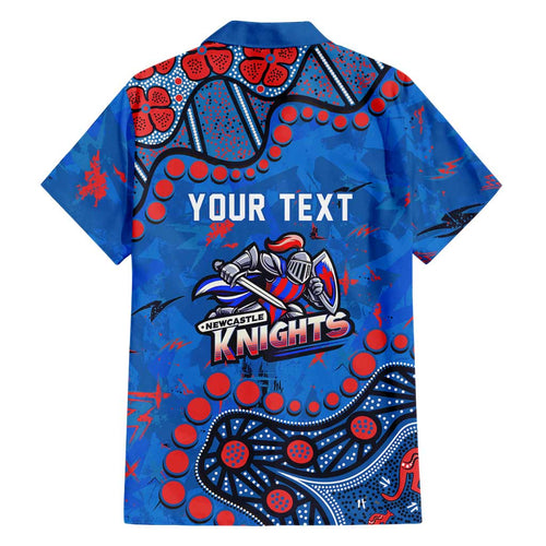 Personalized New Zealand Warriors Family Matching Off The Shoulder Long Sleeve Dress and Hawaiian Shirt Aboriginal Pattern with Graffiti Style Design