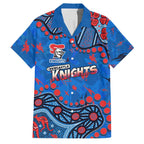 Personalized New Zealand Warriors Family Matching Puletasi and Hawaiian Shirt Aboriginal Pattern with Graffiti Style Design