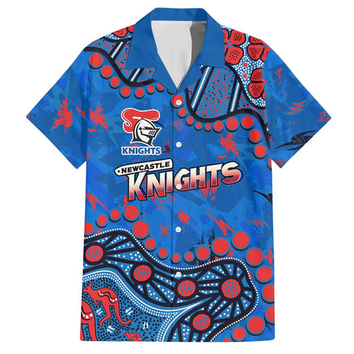 Personalized New Zealand Warriors Hawaiian Shirt Aboriginal Pattern with Graffiti Style Design