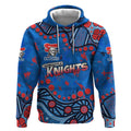 Personalized New Zealand Warriors Hoodie Aboriginal Pattern with Graffiti Style Design