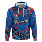 Personalized New Zealand Warriors Hoodie Aboriginal Pattern with Graffiti Style Design