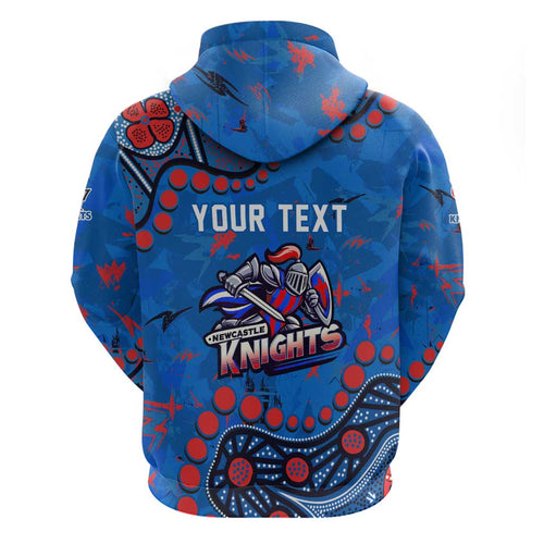 Personalized New Zealand Warriors Hoodie Aboriginal Pattern with Graffiti Style Design