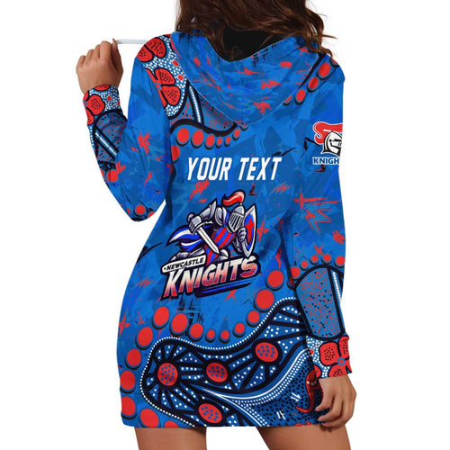 Personalized New Zealand Warriors Hoodie Dress Aboriginal Pattern with Graffiti Style Design