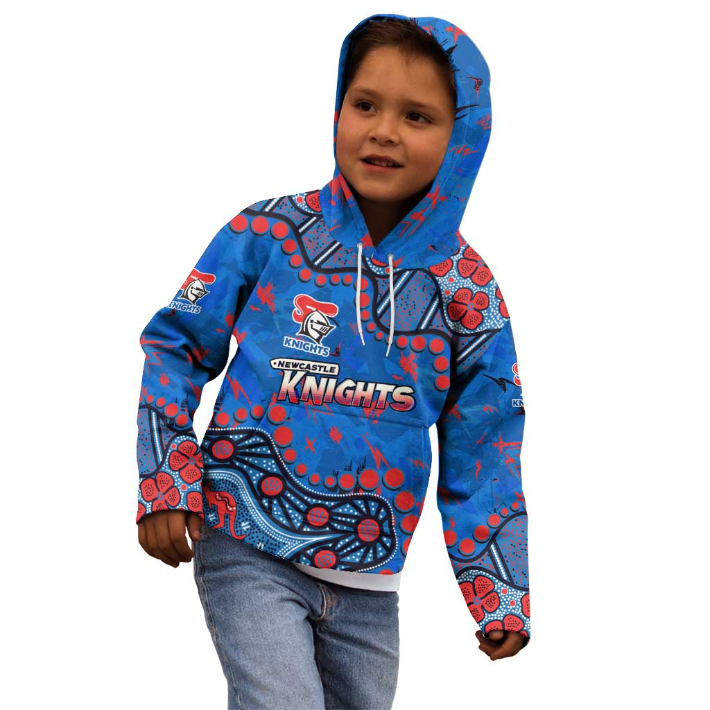 Personalized New Zealand Warriors Kid Hoodie Aboriginal Pattern with Graffiti Style Design