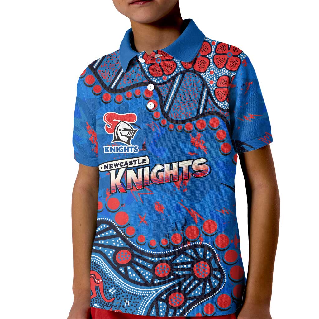 Personalized New Zealand Warriors Kid Polo Shirt Aboriginal Pattern with Graffiti Style Design