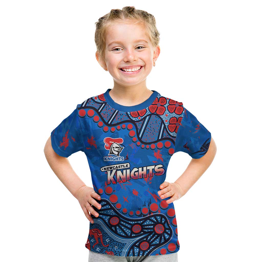 Personalized New Zealand Warriors Kid T Shirt Aboriginal Pattern with Graffiti Style Design