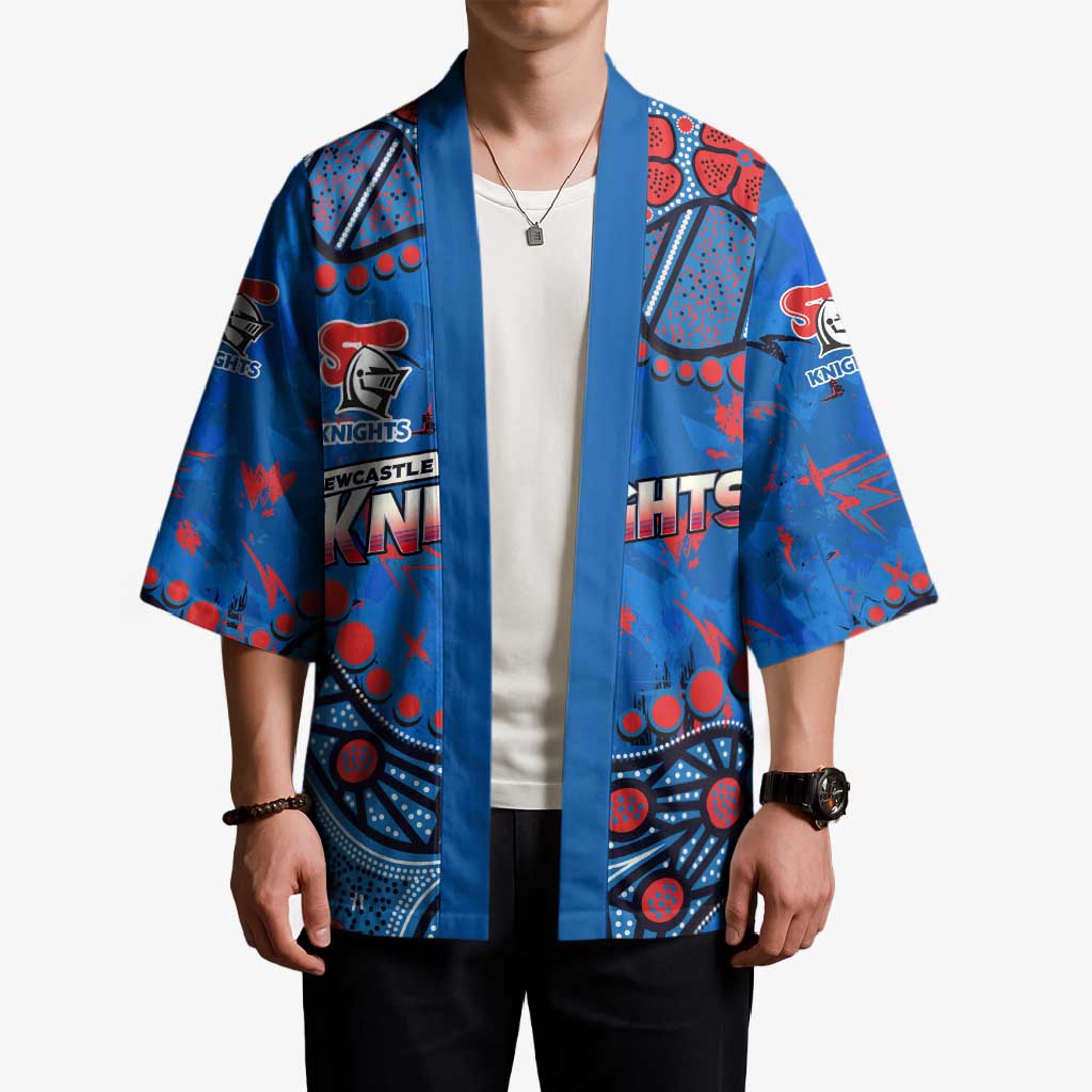 Personalized New Zealand Warriors Kimono Aboriginal Pattern with Graffiti Style Design