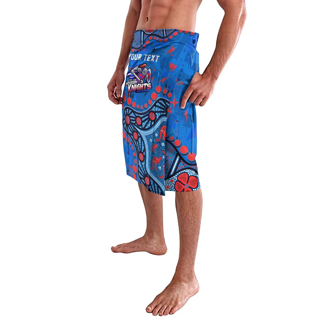Personalized New Zealand Warriors Lavalava Aboriginal Pattern with Graffiti Style Design