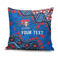 Personalized New Zealand Warriors Pillow Cover Aboriginal Pattern with Graffiti Style Design