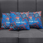 Personalized New Zealand Warriors Pillow Cover Aboriginal Pattern with Graffiti Style Design