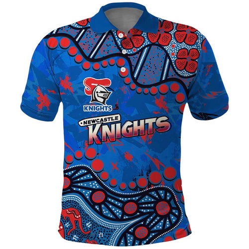 Personalized New Zealand Warriors Polo Shirt Aboriginal Pattern with Graffiti Style Design