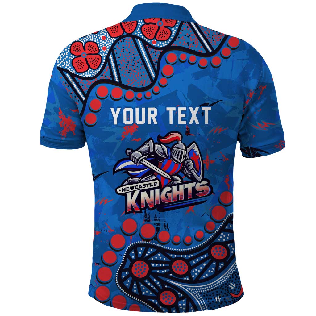 Personalized New Zealand Warriors Polo Shirt Aboriginal Pattern with Graffiti Style Design