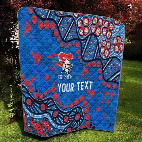 Personalized New Zealand Warriors Quilt Aboriginal Pattern with Graffiti Style Design