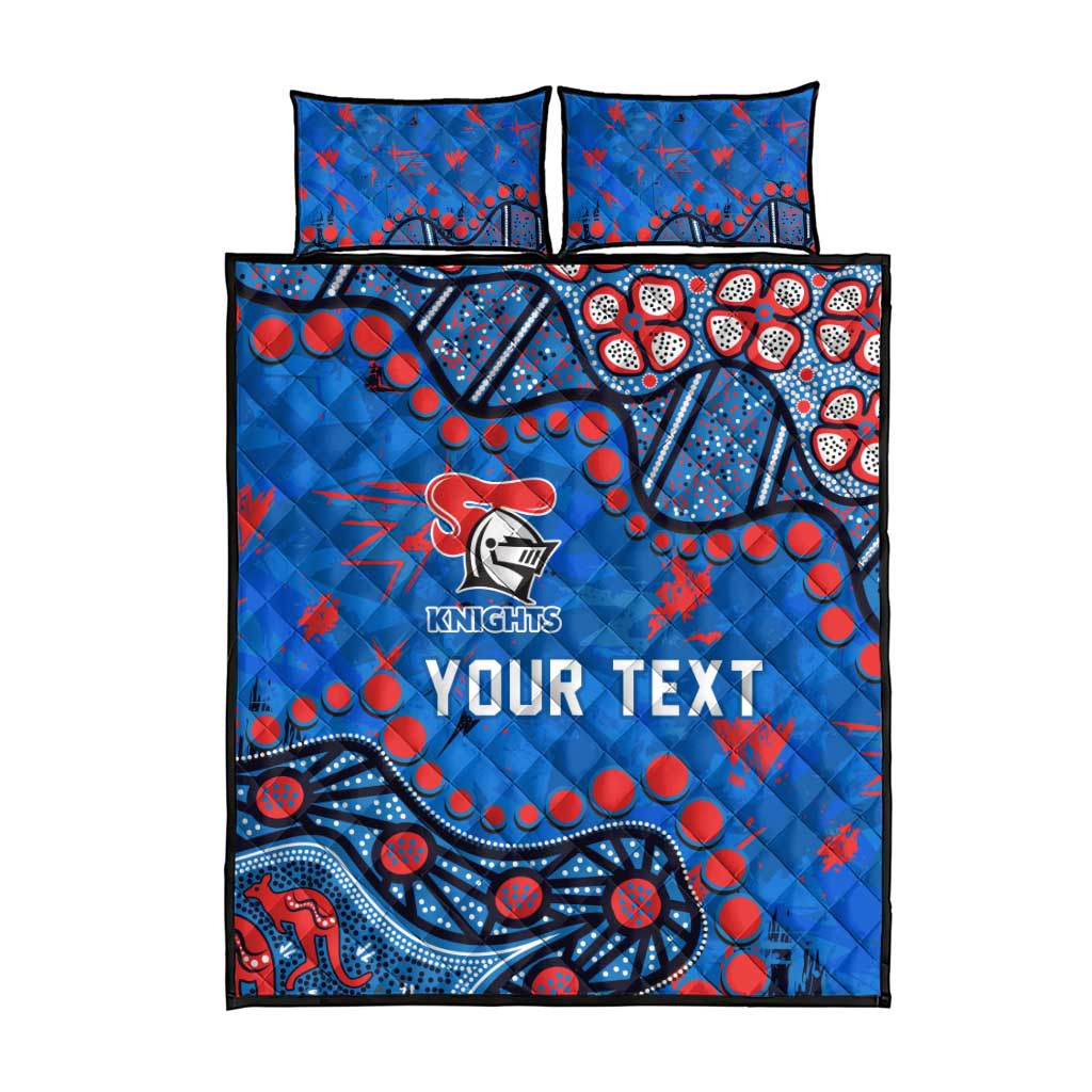 Personalized New Zealand Warriors Quilt Bed Set Aboriginal Pattern with Graffiti Style Design