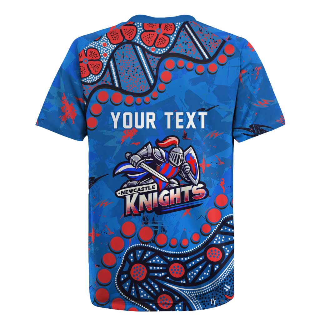 Personalized New Zealand Warriors Rugby Jersey Aboriginal Pattern with Graffiti Style Design