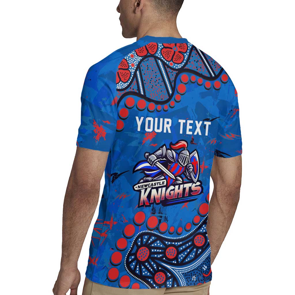 Personalized New Zealand Warriors Rugby Jersey Aboriginal Pattern with Graffiti Style Design