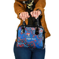 Personalized New Zealand Warriors Shoulder Handbag Aboriginal Pattern with Graffiti Style Design