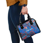 Personalized New Zealand Warriors Shoulder Handbag Aboriginal Pattern with Graffiti Style Design