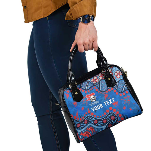 Personalized New Zealand Warriors Shoulder Handbag Aboriginal Pattern with Graffiti Style Design