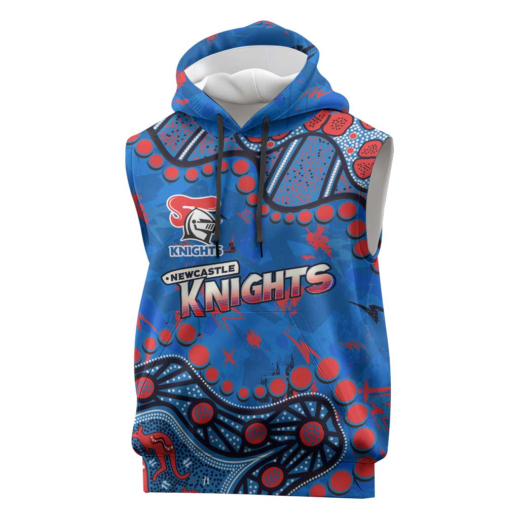 Personalized New Zealand Warriors Sleeveless Hoodie Aboriginal Pattern with Graffiti Style Design