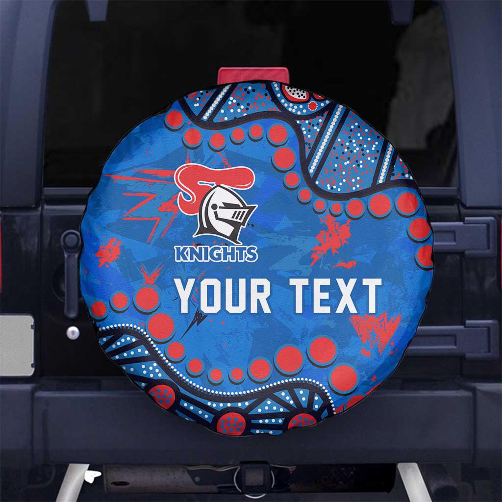 Personalized New Zealand Warriors Spare Tire Cover Aboriginal Pattern with Graffiti Style Design