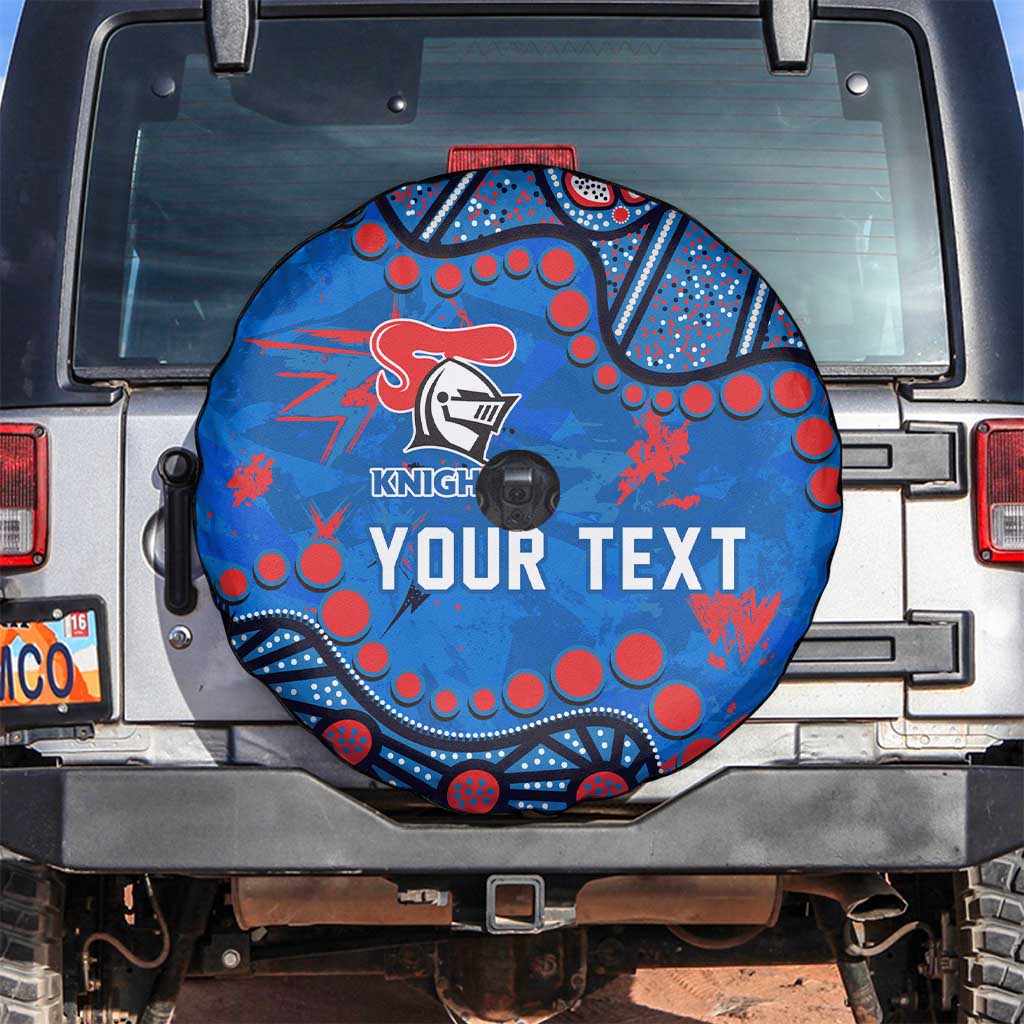 Personalized New Zealand Warriors Spare Tire Cover Aboriginal Pattern with Graffiti Style Design