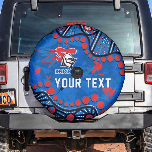Personalized New Zealand Warriors Spare Tire Cover Aboriginal Pattern with Graffiti Style Design