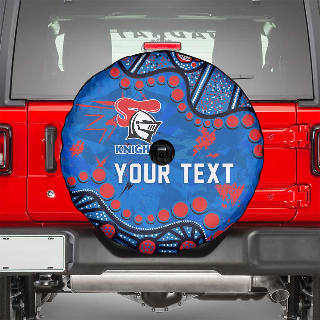 Personalized New Zealand Warriors Spare Tire Cover Aboriginal Pattern with Graffiti Style Design