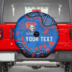 Personalized New Zealand Warriors Spare Tire Cover Aboriginal Pattern with Graffiti Style Design