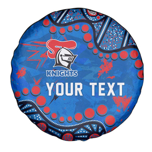 Personalized New Zealand Warriors Spare Tire Cover Aboriginal Pattern with Graffiti Style Design