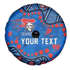 Personalized New Zealand Warriors Spare Tire Cover Aboriginal Pattern with Graffiti Style Design