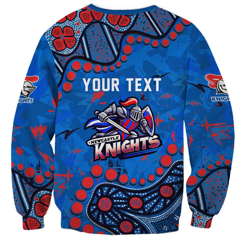 Personalized New Zealand Warriors Sweatshirt Aboriginal Pattern with Graffiti Style Design