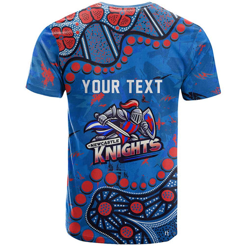 Personalized New Zealand Warriors T Shirt Aboriginal Pattern with Graffiti Style Design