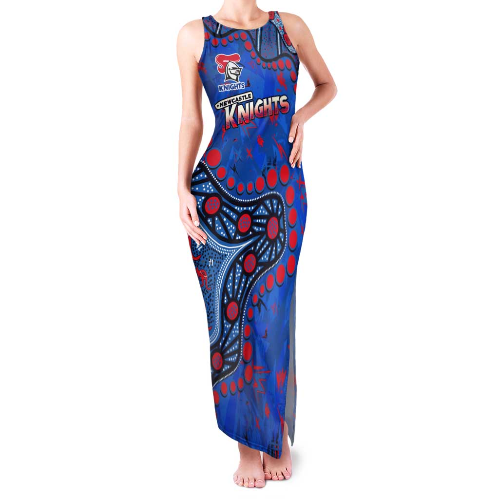 Personalized New Zealand Warriors Tank Maxi Dress Aboriginal Pattern with Graffiti Style Design