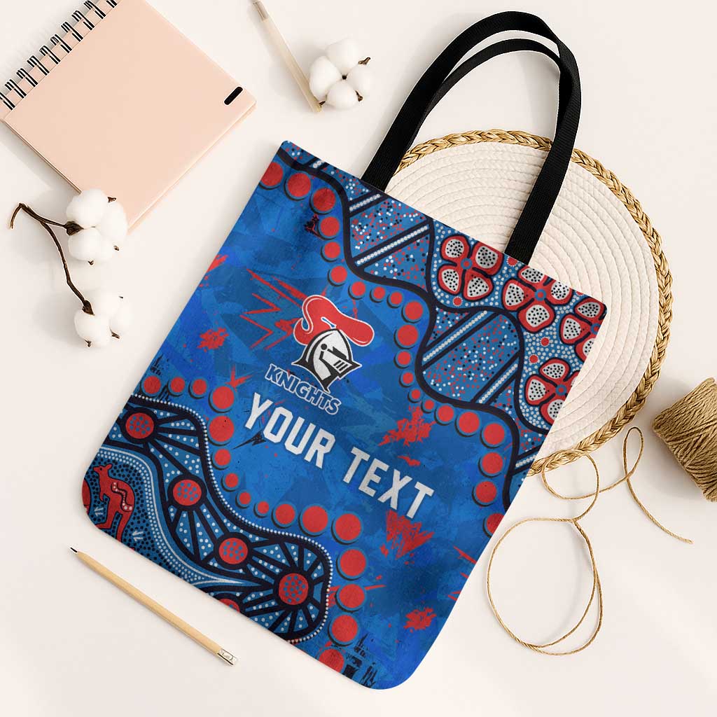 Personalized New Zealand Warriors Tote Bag Aboriginal Pattern with Graffiti Style Design