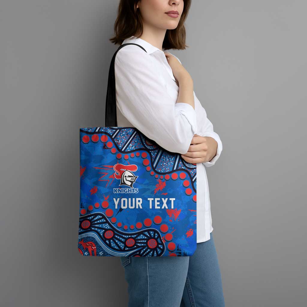 Personalized New Zealand Warriors Tote Bag Aboriginal Pattern with Graffiti Style Design