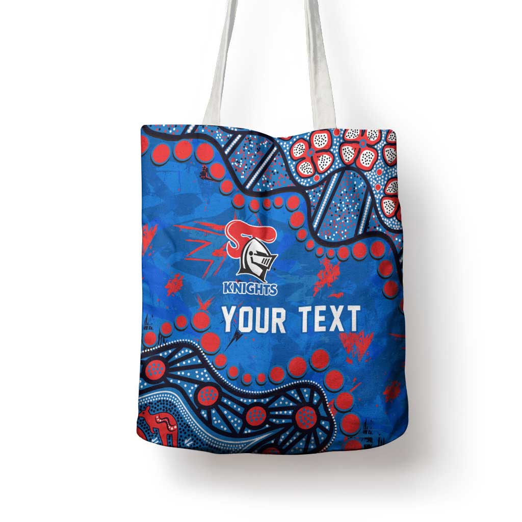 Personalized New Zealand Warriors Tote Bag Aboriginal Pattern with Graffiti Style Design