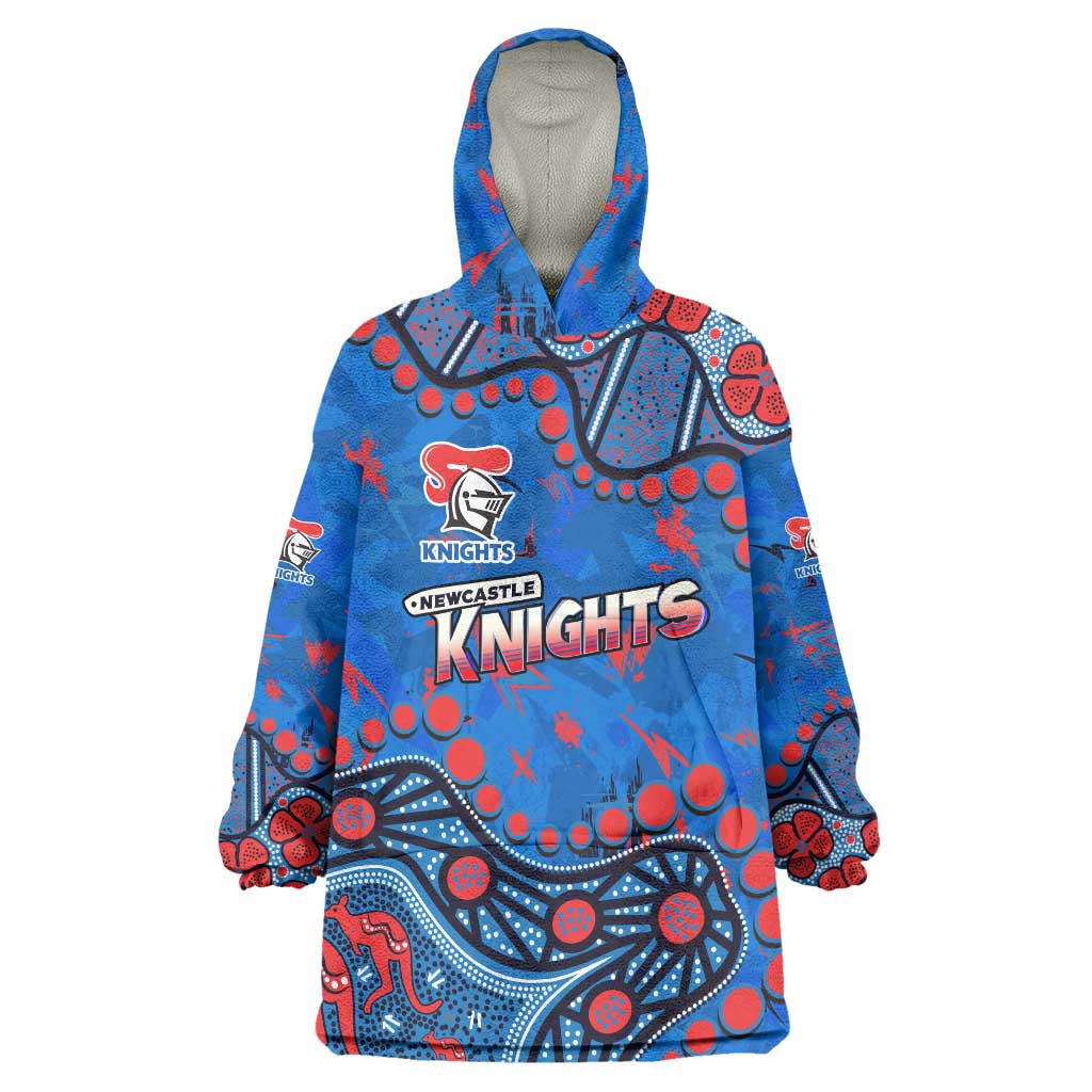 Personalized New Zealand Warriors Wearable Blanket Hoodie Aboriginal Pattern with Graffiti Style Design