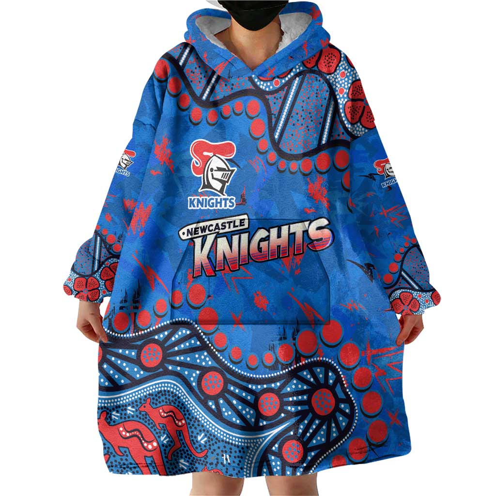 Personalized New Zealand Warriors Wearable Blanket Hoodie Aboriginal Pattern with Graffiti Style Design