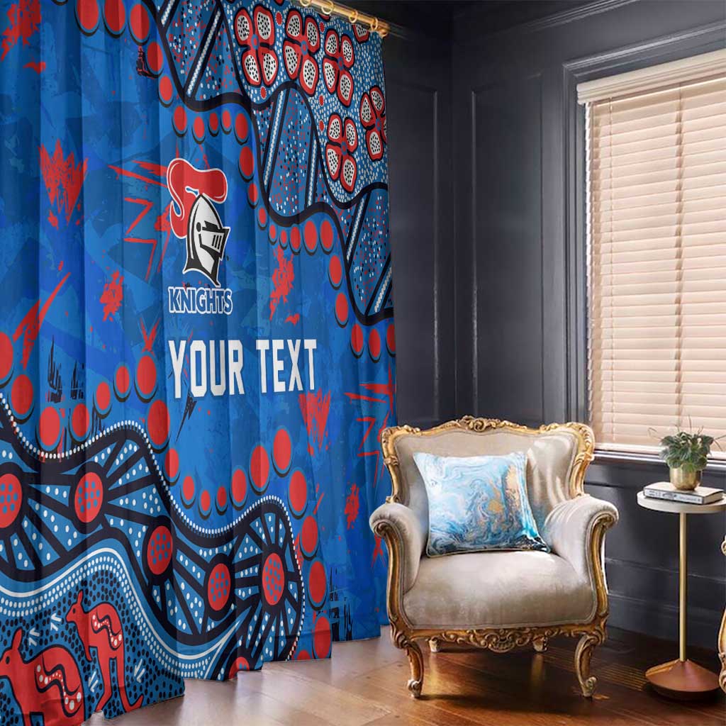 Personalized New Zealand Warriors Window Curtain Aboriginal Pattern with Graffiti Style Design