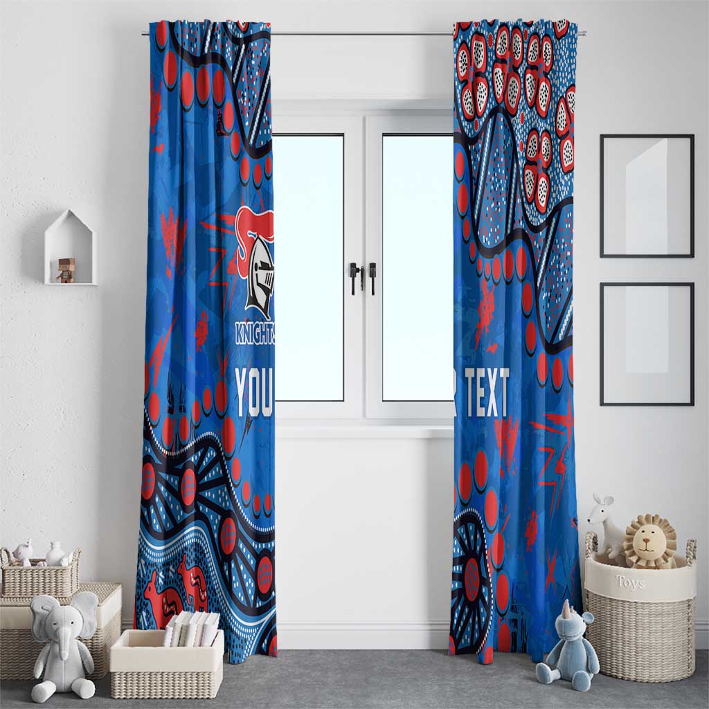 Personalized New Zealand Warriors Window Curtain Aboriginal Pattern with Graffiti Style Design