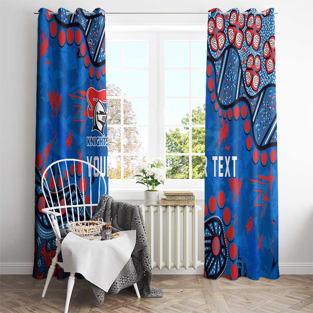 Personalized New Zealand Warriors Window Curtain Aboriginal Pattern with Graffiti Style Design