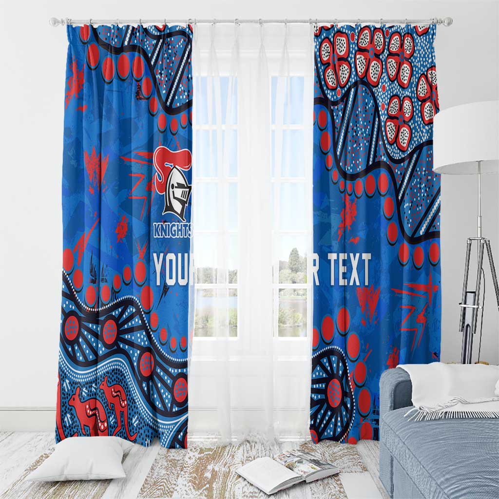 Personalized New Zealand Warriors Window Curtain Aboriginal Pattern with Graffiti Style Design