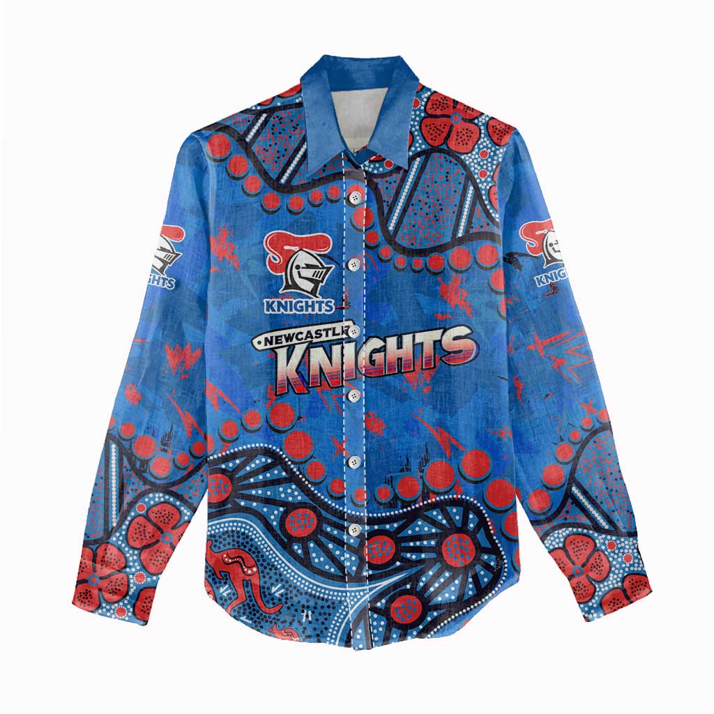 Personalized New Zealand Warriors Women Casual Shirt Aboriginal Pattern with Graffiti Style Design