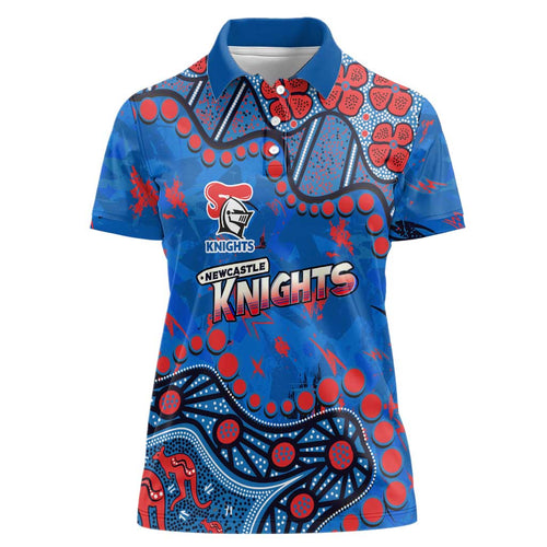 Personalized New Zealand Warriors Women Polo Shirt Aboriginal Pattern with Graffiti Style Design