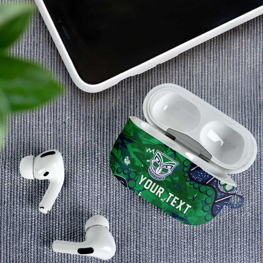 Personalized Newcastle Knights AirPods Case Aboriginal Pattern with Graffiti Style Design