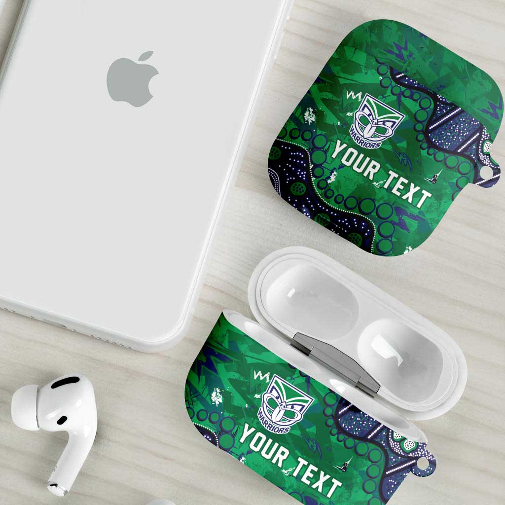 Personalized Newcastle Knights AirPods Case Aboriginal Pattern with Graffiti Style Design