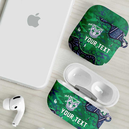Personalized Newcastle Knights AirPods Case Aboriginal Pattern with Graffiti Style Design